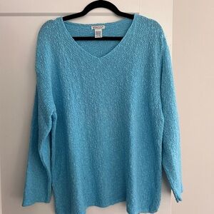 Avalin Women's Light Blue V-Neck Sweater